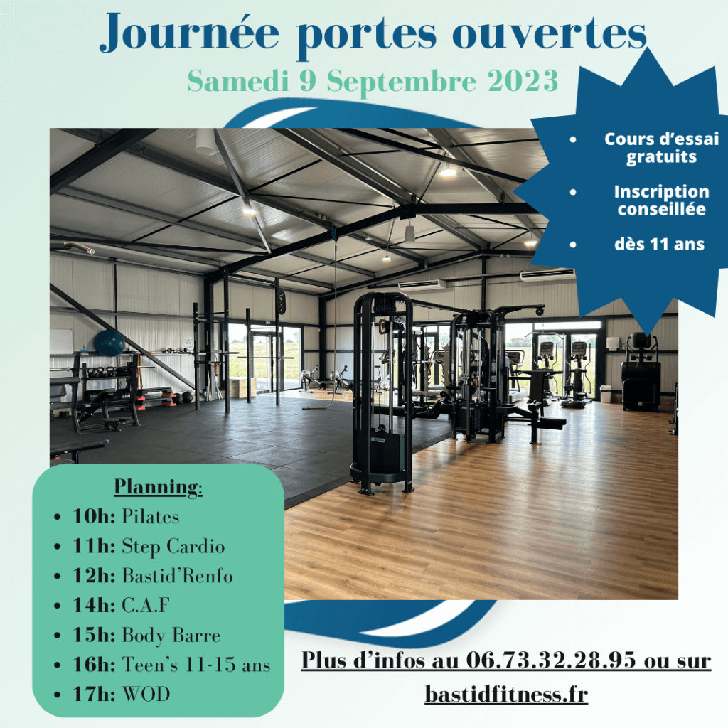 Journée portes ouvertes Bastid'fitness salle de sport à Monflanquin